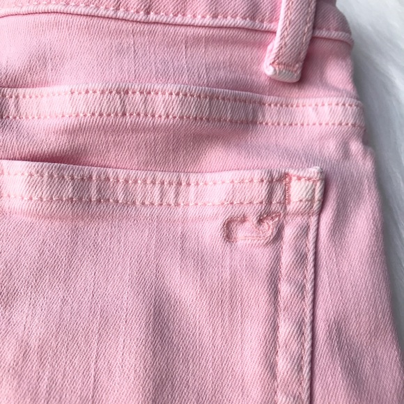 🍋Vineyard Vines Girls Pink Stretch Jeans - Picture 5 of 6